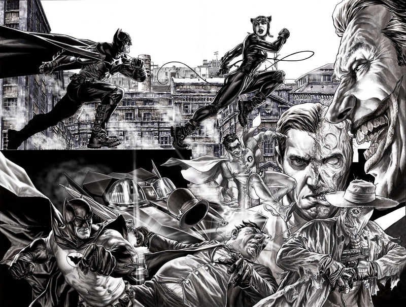Illustration for article titled Feast Your Eyes on the Amazing Artwork That Will Make You Think Batman Actually Exists